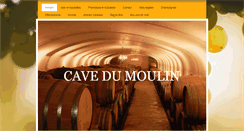 Desktop Screenshot of cave-du-moulin.fr