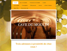 Tablet Screenshot of cave-du-moulin.fr